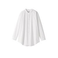 ราคา MUJI เสื้อเชิ้ตผู้หญิง แขนยาว คอจีน ผ้าบรอด XL (MJT51697402)