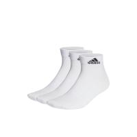 ราคา ADIDAS ถุงเท้าหุ้มข้อยูนิเซ็กส์บางและเบา 3 คู่ สี White / Black L (GRCDS20924050288)