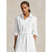 ราคา POLO RALPH LAUREN ชุดกระโปรงผู้หญิง-Belted Cotton Oxford Shirtdress-สีขาว 4 US (MKP1683208)