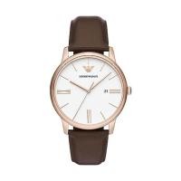 ราคา EMPORIO ARMANI นาฬิกาข้อมือผู้ชาย AR11572,สาย Leather, สีน้ำตาล (MKP1850528)