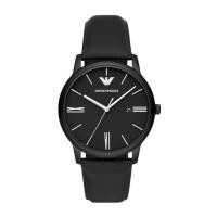 ราคา EMPORIO ARMANI นาฬิกาข้อมือผู้ชาย AR11573,สาย Leather, สีดำ (MKP1850534)