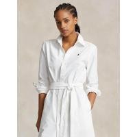 ราคา POLO RALPH LAUREN ชุดกระโปรงผู้หญิง-Belted Cotton Oxford Shirtdress-สีขาว 8 US (MKP1683205)