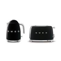 ราคา SMEG เครื่องปิ้งขนมปัง และ กาต้มน้ำ 1.7 ลิตร สีดำ (MKP1368144)