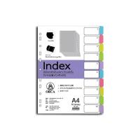 ราคา ORCA อินเด็กซ์พลาสติก 10หยัก ทีบคละสี ออร์ก้า BC-840 (MKP1165951)