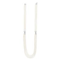 ราคา PEARL BIJOU เซต F6 สร้อยคอมุกน้ำจืดสีขาว 2 เส้น ประดับด้วย 3 ตะขอเพชร CZ (MKP1097044)