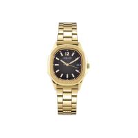 ราคา JULIUS นาฬิกาข้อมือผู้หญิง JA-1468 E สีทอง หน้าปัดดำ สายสแตนเลส (MKP1804064)