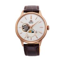 ราคา Orient นาฬิกาข้อมือผู้ชาย Classic Mechanical สายหนัง รุ่น RA-AS0102S สีขาว (MKP1040970)