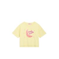 ราคา FOF KIDS เสื้อยืดเด็กโตผู้หญิง แขนสั้น ลายดวงจันทร์ สีเหลือง 12 US (CDS17731546)