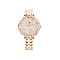 ราคา TOMMY HILFIGER นาฬิกาข้อมือผู้หญิง รุ่น TH1782761,สาย Stainless steel, สีโรสโกลด์ (MKP1881842)