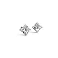 ราคา Jubilee Diamond ต่างหูเพชร Shining Blink Earrings - สีไวท์โกลด์ (MKP1797449)
