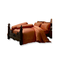 ราคา JESSICA BEDDING ชุดผ้าปูที่นอน 6 ฟุต 6 ชิ้น (คิงไซส์) รุ่น JACQUARD SILKSHINE 500 เส้นด้าย QS721-1 สีส้ม (MKP1873904)