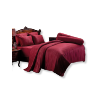 ราคา JESSICA BEDDING ชุดผ้าปูที่นอน 6 ฟุต 6 ชิ้น (คิงไซส์) รุ่น JACQUARD SILKSHINE 500 เส้นด้าย QS738 สีแดง (MKP1873913)