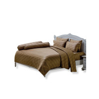ราคา JESSICA BEDDING ชุดผ้าปูที่นอน 6 ฟุต 6 ชิ้น (คิงไซซ์) รุ่น JACQUARD SILKSHINE 500 เส้นด้าย QS768 สีน้ำตาล (MKP1864094)
