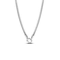ราคา PANDORA สร้อยคอ Studded chain sterling silver necklace 45cm (MKP1879388)