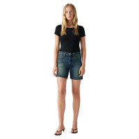 ราคา LEVI'S กางเกงขาสั้น Women's 501® Original Mid-Thigh Shorts Dark Grey 26 In (MKP1877996)