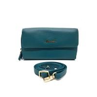 ราคา MARWELL กระเป๋าสะพายข้างสตรี ทรงยาว ซิปรอบคู่ หนังแท้ สีเขียว One Size (MKP1882499)