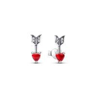 ราคา PANDORA ต่างหู Heart arrow sterling silver stud earrings (MKP1879385)