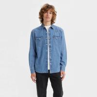 ราคา LEVI'S เสือเชิ้ต Men's Classic Western Standard Fit Shirt รุ่น 85745-0074 สี Blue M (MKP1436179)