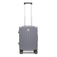 ราคา HQ LUGGAGE กระเป๋าเดินทาง PC รุ่น 2421 โครงอลูมิเนียม ระบบล็อค TSA 3 รหัสแบบฝัง 4 ล้อคู่ ขนาด 19 นิ้ว - สีเทา (MKP1882912)
