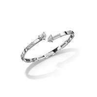 ราคา JUBILEE DIAMOND กำไลเพชร Lumiere Brique Heart and Pear - สีไวท์โกลด์ M (MKP1883764)