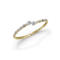 ราคา JUBILEE DIAMOND กำไลเพชร Lumiere Brique Twin Diamond - สีโกลด์ M (MKP1883768)