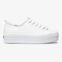 ราคา KEDS รองเท้าผ้าใบรุ่น TRIPLE UP LEATHER สีขาว 5 US (MKP1289776)