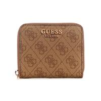 ราคา GUESS GUESS กระเป๋าผู้หญิง รุ่น LAUREL SLG SMALL ZIP AROUND SG8500137 - สีน้ำตาล One Size (MKP1801323)