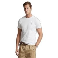 ราคา POLO RALPH LAUREN Polo Ralph Lauren TEE Custom Slim Fit Jersey Crewneck T-Shirt เสื้อยืด รุ่น MNPOTSH1N820046 สี 100 WHITE XXL (MKP0269224)