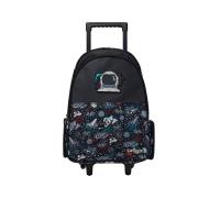 ราคา SMIGGLE Unisex Kids Trolley Backpack with Light Up Wheels Eclipse Black (CDS18717587)