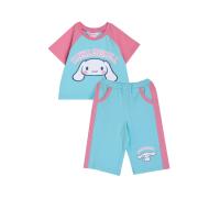 ราคา SANRIO ชุดเซ็ตเด็กเล็กผู้หญิง เสื้อยืดคอกลม แขนสั้น + กางเกงขายาว Cinnamoroll สีน้ำทะเลเข้ม 70 JP (CDS17533850)