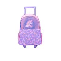 ราคา SMIGGLE Unisex Kids Trolley Backpack with Light Up Wheels Eclipse Lilac (CDS18717600)