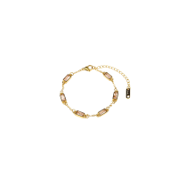 ราคา Fonney สร้อยข้อมือผู้หญิงรุ่นคริสตัลสแควร์ สีทอง 18cm (MKP1754218)