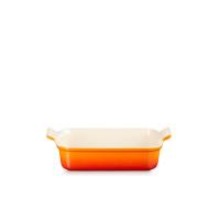 ราคา LE CREUSET ถาดอบขนมทรงสี่เหลี่ยมขนาด 26 ซม. สีเฟลม (CDS15584359)