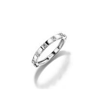 ราคา JUBILEE DIAMOND แหวนเพชร Lumiere Brique Bar Stack - สีไวท์โกลด์ 50 (MKP1888362)