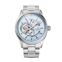 ราคา ORIENT นาฬิกาข้อมือ Orient Star Contemporary Mechanical สายเหล็ก รุ่น RE-AV0127L (Limited) สีฟ้า (MKP1818856)