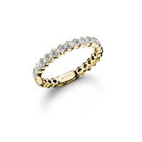 ราคา Jubilee Diamond แหวนเพชร Diamond Line รุ่น R17158EW - สีโกลด์ 48 (MKP0796738)