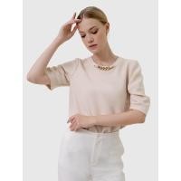 ราคา VERONIQA เสื้อเบลาส์ ผู้หญิง ชาแนล แขนสั้น ครีม XL (MKP1746717)