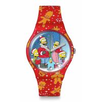 ราคา Swatch นาฬิกาข้อมือ Swatch Originals รุ่น WONDROUS WINTER WONDERLAND SUOZ361 สีแดง (MKP1669600)