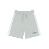 ราคา GIORDANO กางเกงขาสั้นเด็กผู้ชาย Drawstring Elastic Waist Shorts สีเขียว Mineral Gray 140 (MKP1889507)