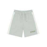 ราคา GIORDANO กางเกงขาสั้นเด็กผู้ชาย Drawstring Elastic Waist Shorts สีเขียว Mineral Gray 120 (MKP1889504)