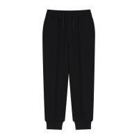 ราคา GIORDANO กางเกงจ๊อกเกอร์เด็กผู้ชาย Jacquard Drawstring Elastic Waist Jogger Pants สีดำ 140 (MKP1889386)