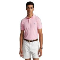 ราคา POLO RALPH LAUREN POLO Custom Slim Fit Mesh Polo Shirt เสื้อโปโล รุ่น MNPOKNI1N820336 สี 650 PINK S (MKP0684270)