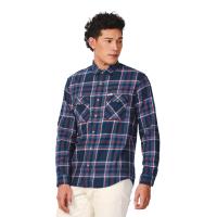 ราคา WRANGLER เสื้อเชิ้ตแขนยาวผู้ชาย คอลเลคชั่น Everyday with Wrangler สีกรมท่า S (MKP1883574)