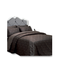 ราคา TULIP ชุดผ้าปูพร้อมผ้านวมเย็บติด 6 ฟุต 6 ชิ้น (คิงไซส์) รุ่น TULIP COTTON SURE 500 เส้นด้าย COCOA (MKP1891630)