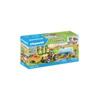 ราคา Playmobil ฟาร์ม3 รถแทรกเตอร์พร้อมรถพ่วงและถังน้ำ (MKP1804020)