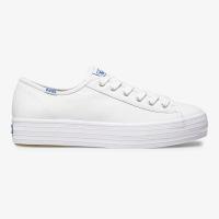 ราคา KEDS รองเท้าผ้าใบรุ่น TRIPLE KICK LEATHER สีขาว 6.5 US (MKP1289682)