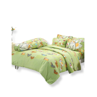 ราคา TULIP ชุดผ้าปูพร้อมผ้านวมเย็บติด 6 ฟุต 6 ชิ้น (คิงไซส์) รุ่น TULIP COTTON ลายหมาจ๋า MJC003 (MKP1891623)