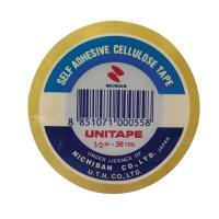 ราคา UNITAPE เทปใส แกน 1 นิ้ว 1/2 นิ้วx36 หลา (แพ็ค12ม้วน) ยูนิเทป (MKP0978927)