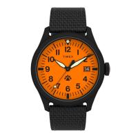 ราคา TIMEX นาฬิกาข้อมือผู้ชาย Expedition North® Traprock รุ่น TW2W23700 สายผ้า สีดำ หน้าปัดสีส้ม (MKP1605214)