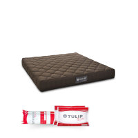 ราคา TULIP ที่นอนยางธรรมชาติอัดแน่น ผ้าทอ Brown Knitting รุ่น ROME หนา 8 นิ้ว ขนาด 6 ฟุต (MKP1892707)